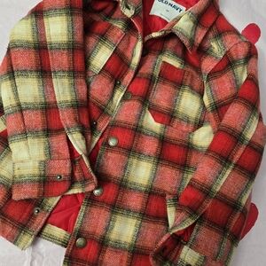 Old Navy Red Quilted Jacket